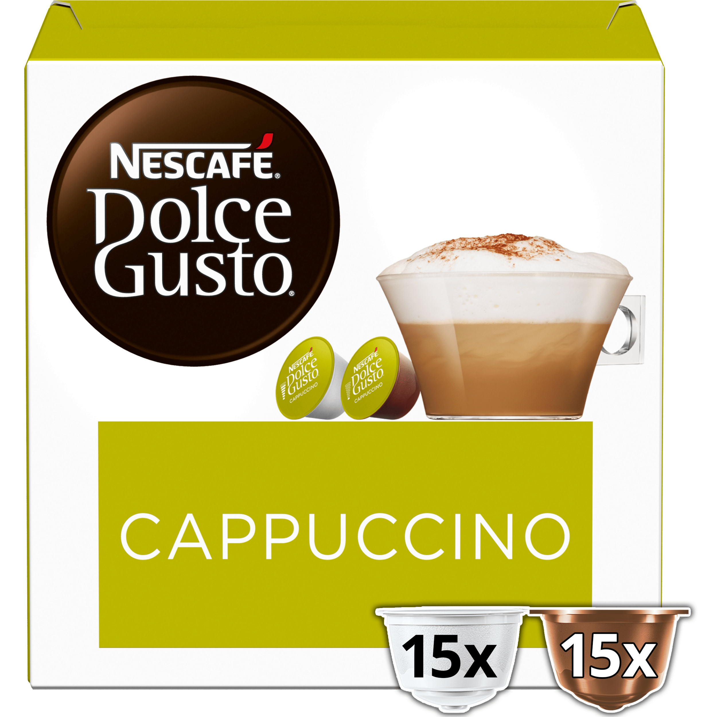 Nescafe Dolce Gusto koffiecups cappuccino XL