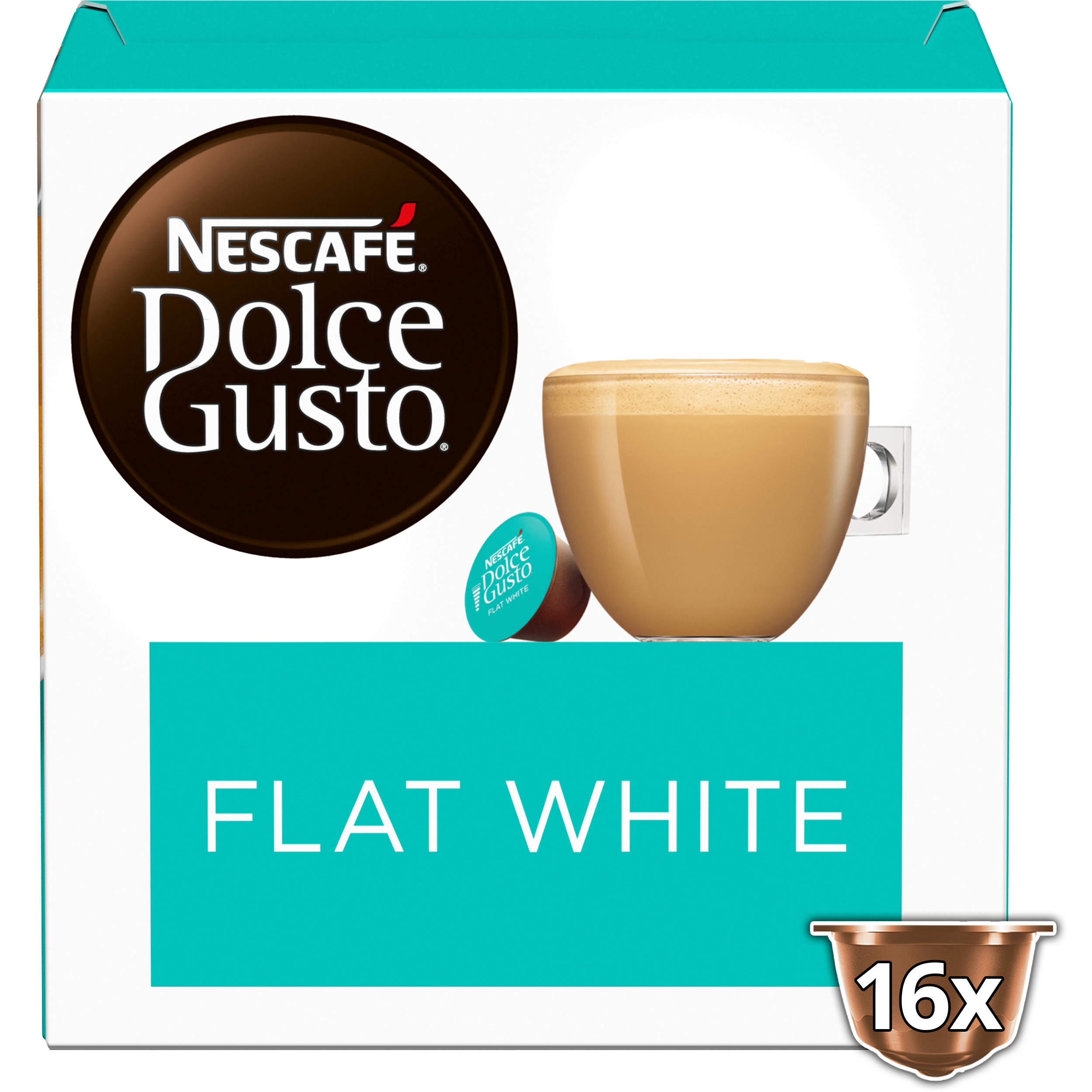 Nescafe Dolce Gusto koffiecups flat white