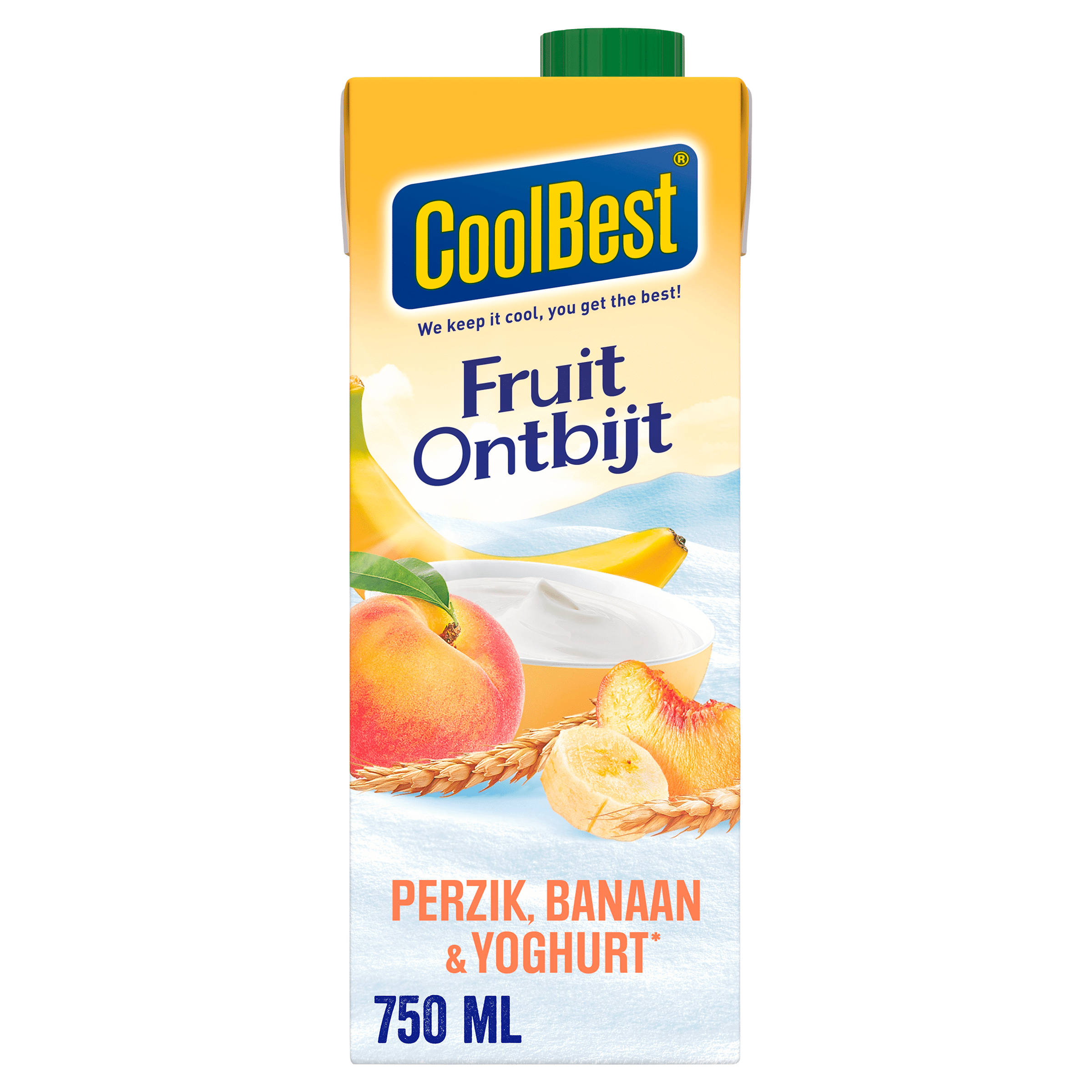 Coolbest Fruitontbijt perzik -banaan