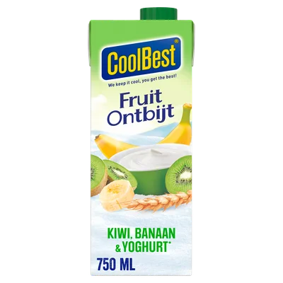 Coolbest Fruitontbijt kiwi-banaan