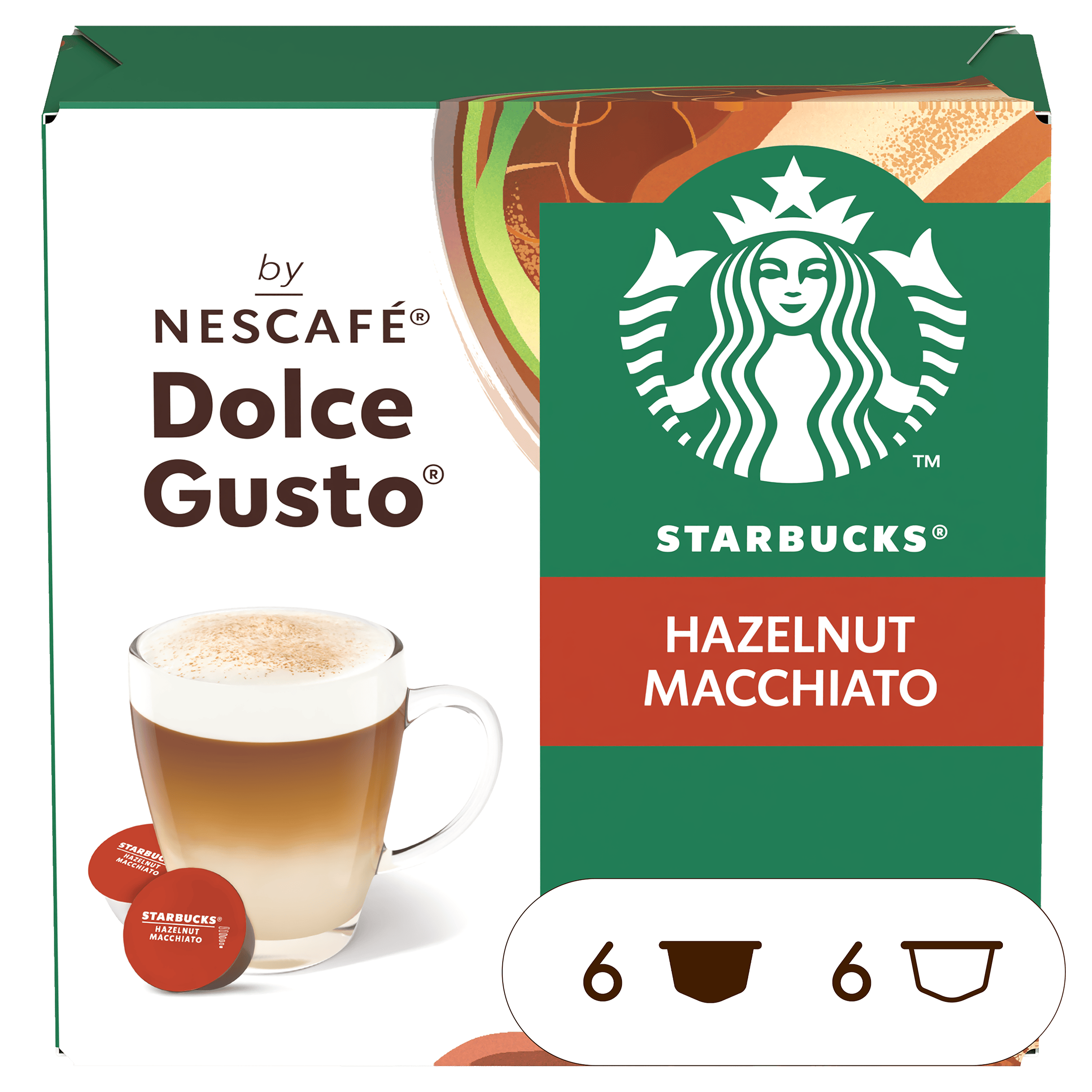 Starbucks Nescafé Dolce Gusto hazel macc