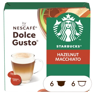 Starbucks Nescafé Dolce Gusto hazel macc