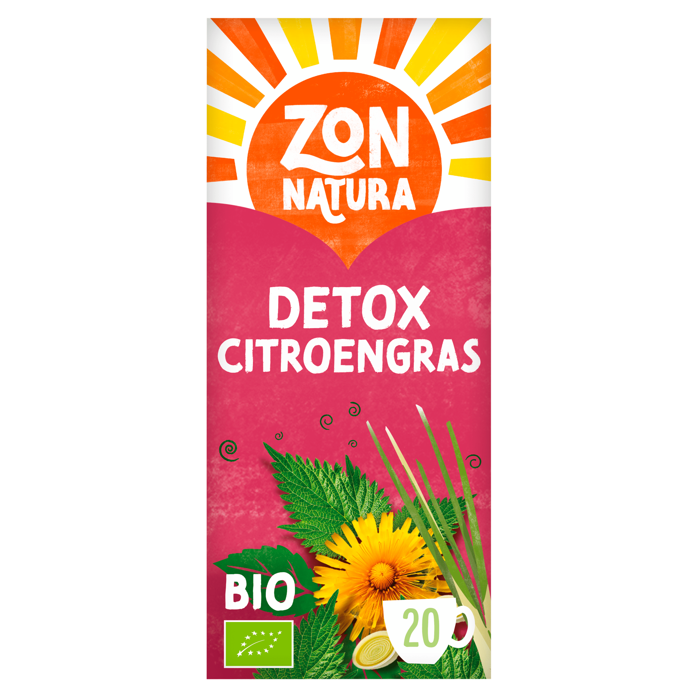 Zonnatura Thee citroengras detox bio