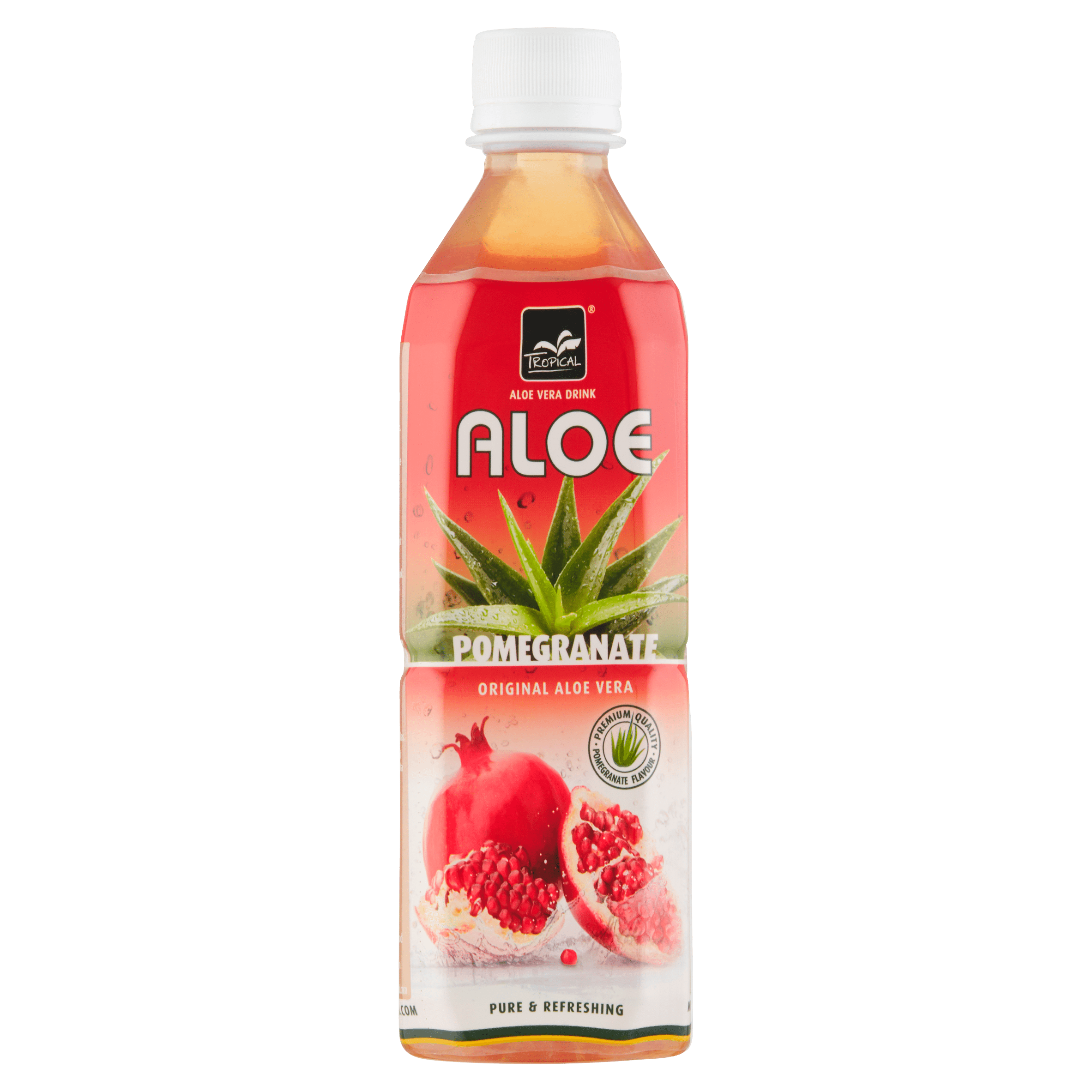 Tropical Aloe vera granaatappel drink