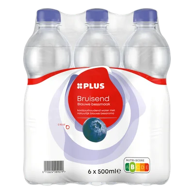 PLUS Bruisend water bosbes