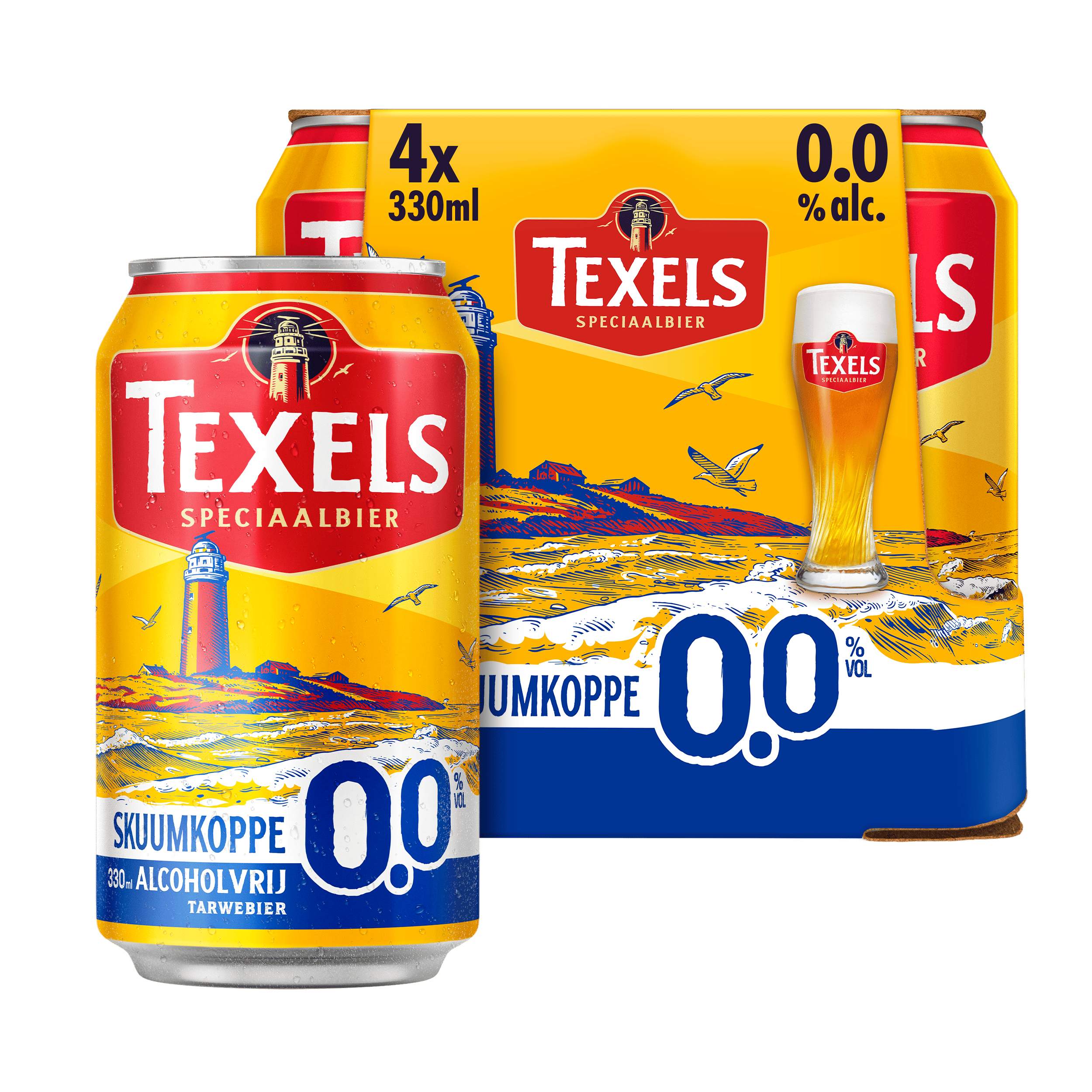 Texels Skuumkoppe 0.0 bier blik