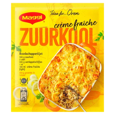 Maggi Ovenschotel zuurkool crème fraîche