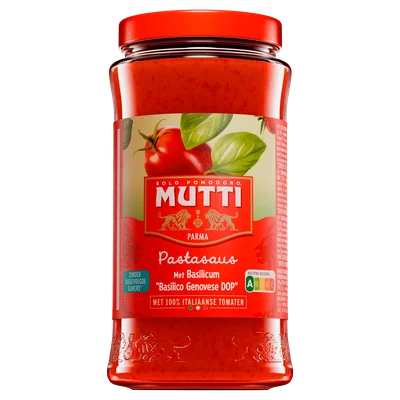 Mutti Pastasaus Basilico