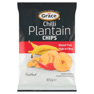 Grace Chili plantain chips