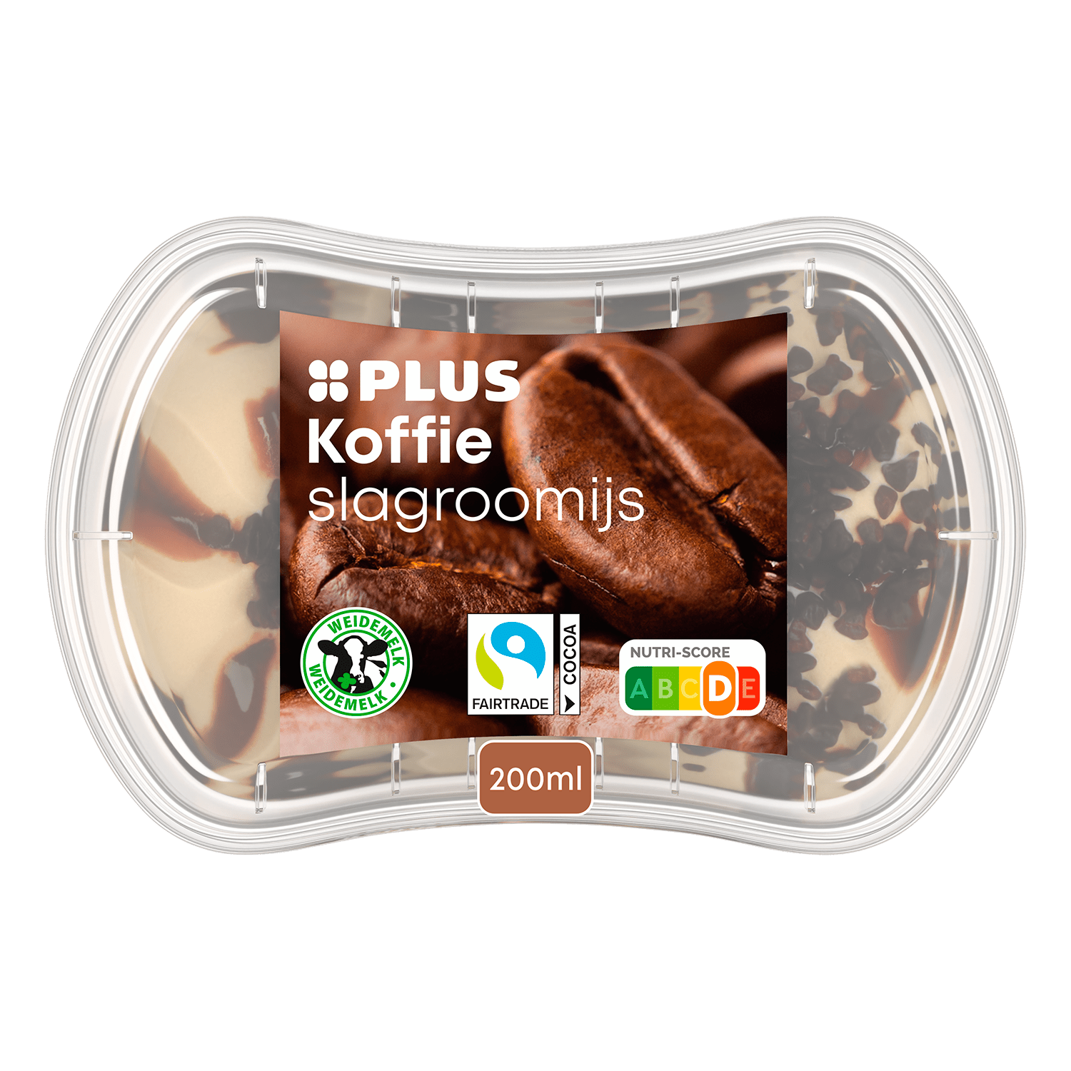 PLUS Kleintje slagroomijs Koffie