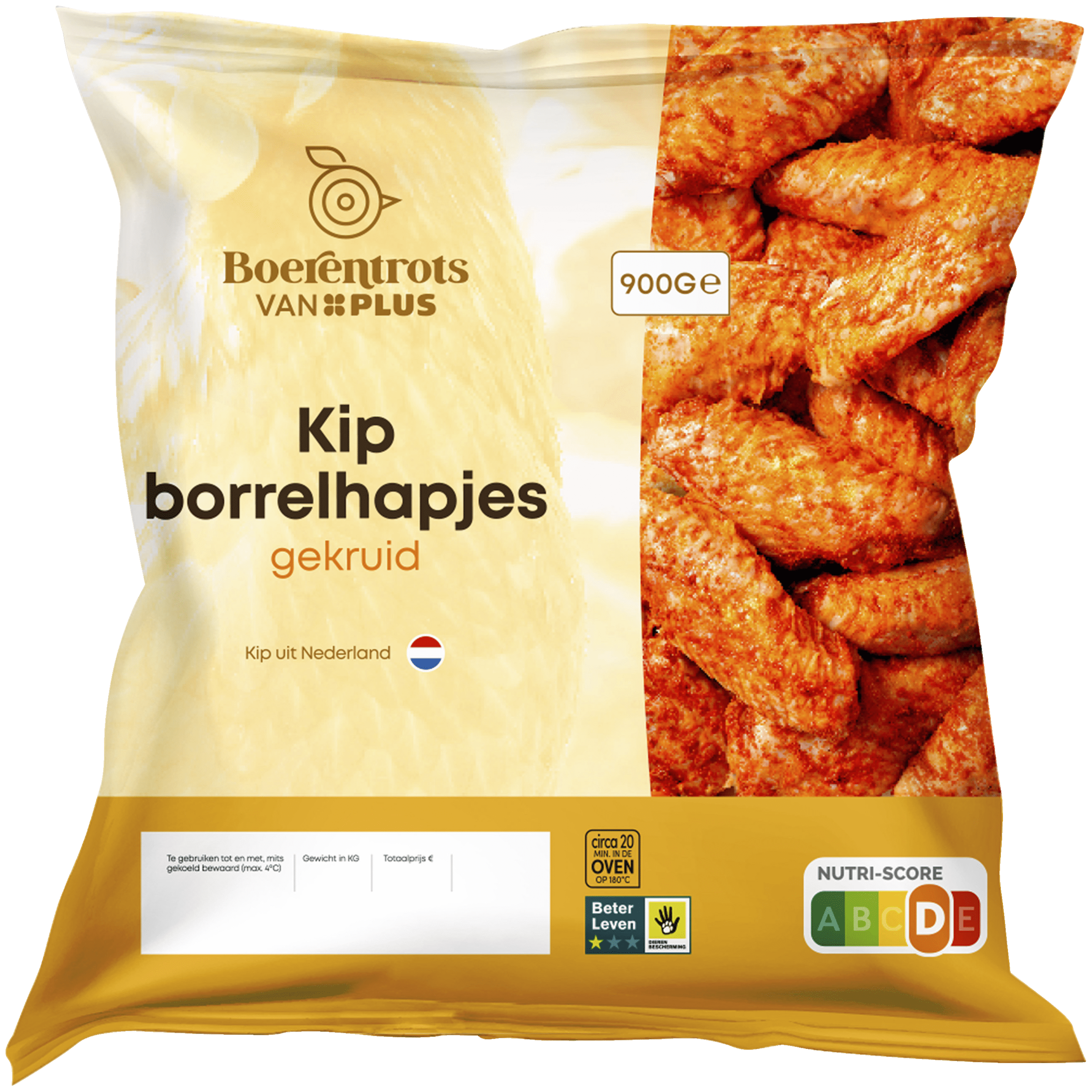 PLUS Boerentrots Kipborrelhapjes gekruid