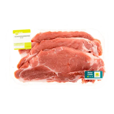 PLUS Schouderkarbonade 3 stuks