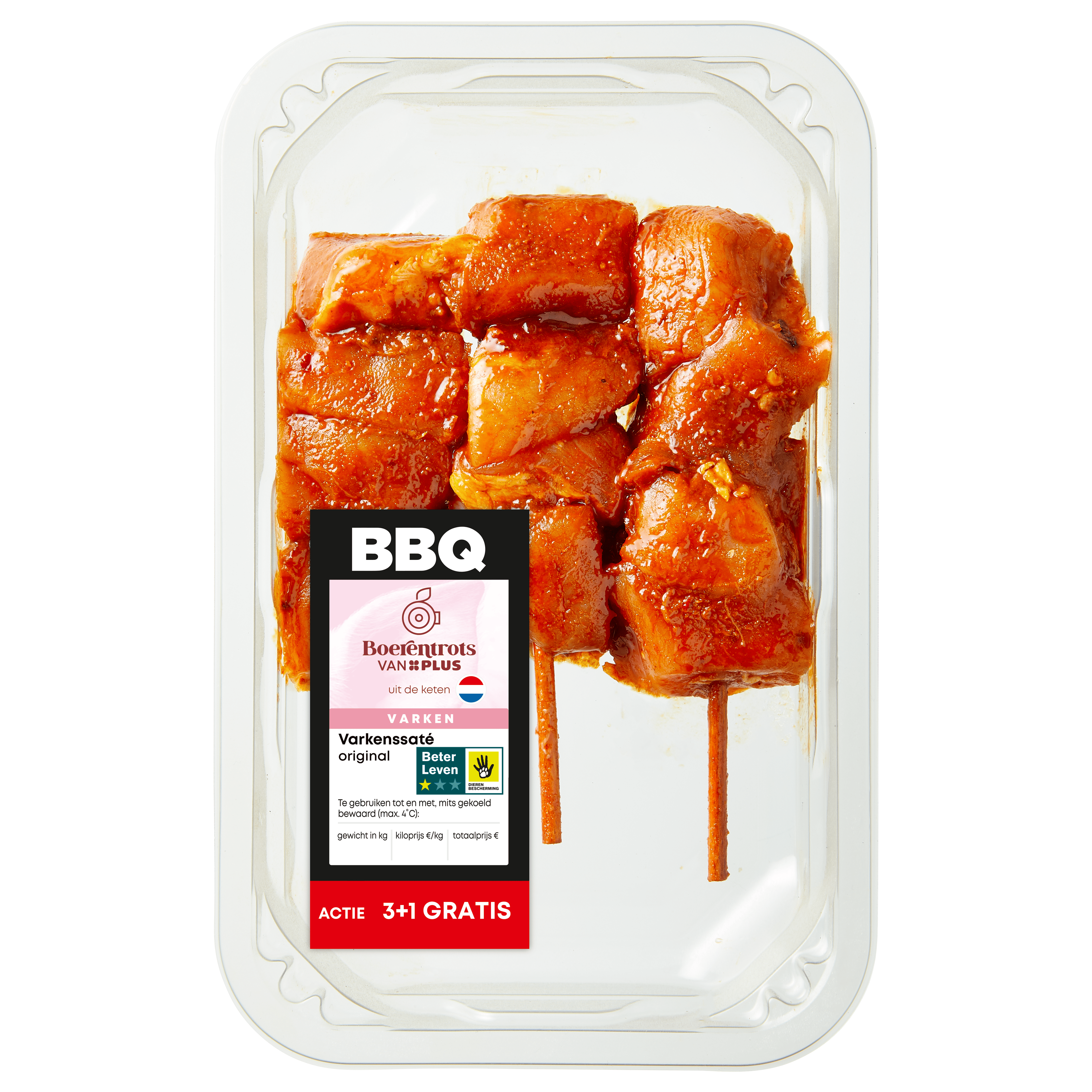 PLUS Boerentrots Varkenssaté original