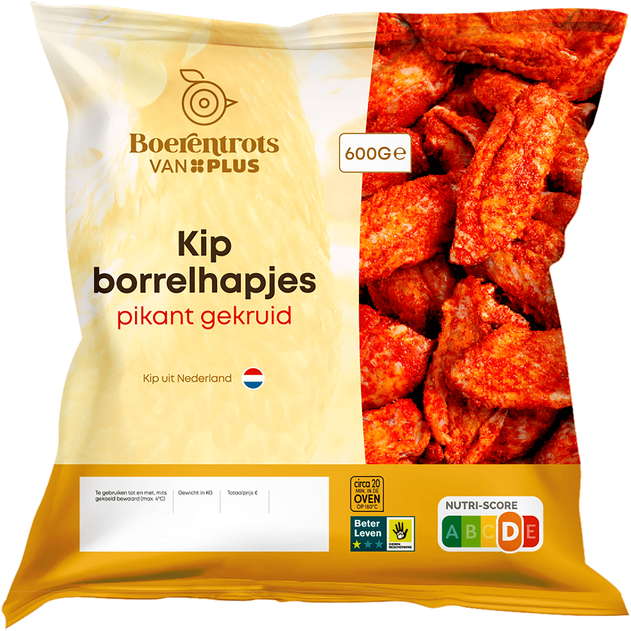 PLUS Boerentrots Kipborrelhapjes pikant