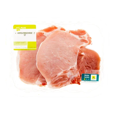 PLUS Haaskarbonade 2 stuks