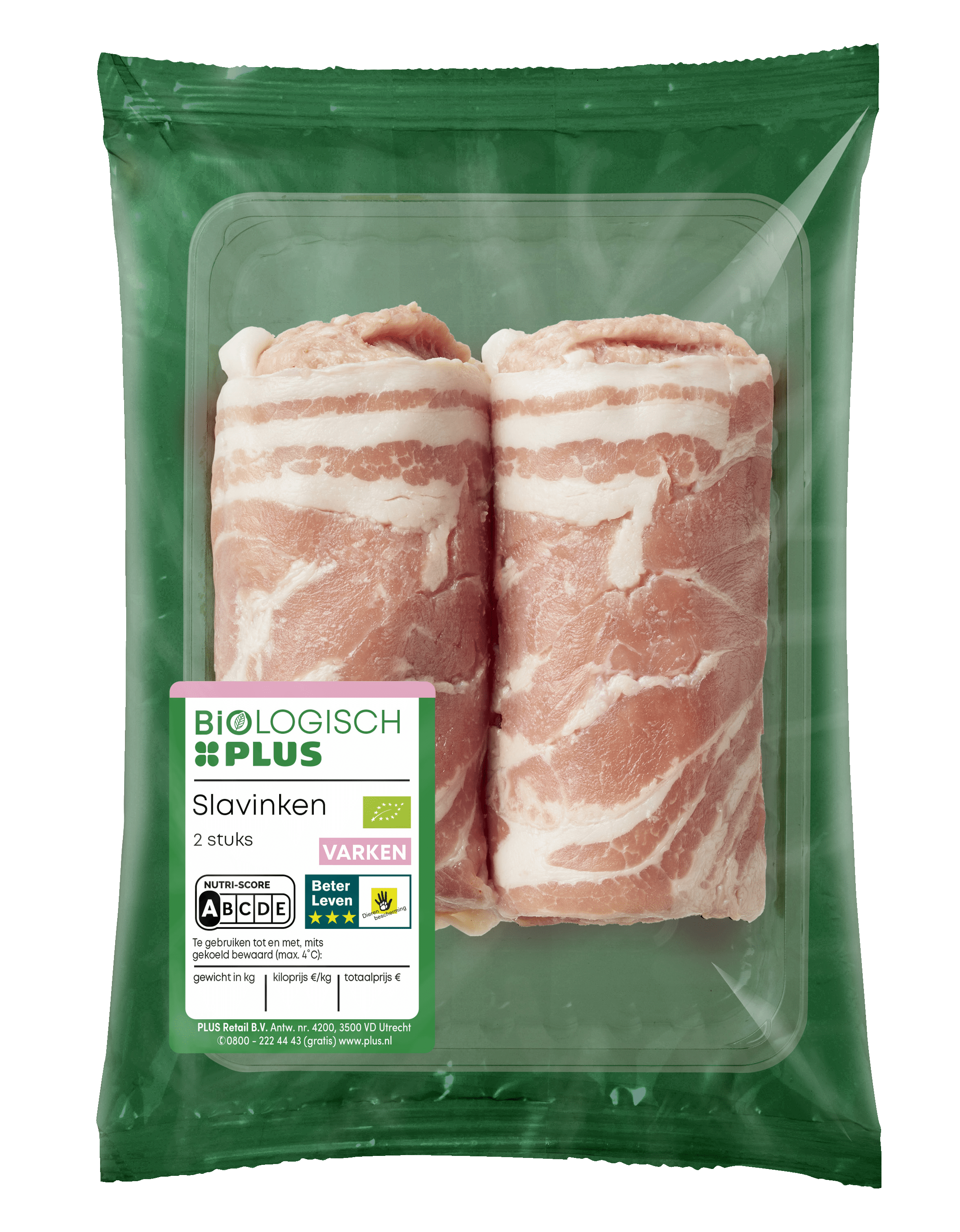 Biologisch PLUS Slavinken 2 stuks