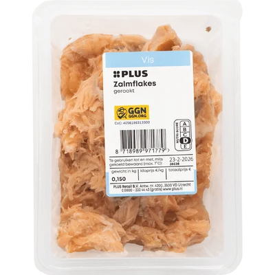 PLUS Warm gerookte Noorse zalmflakes