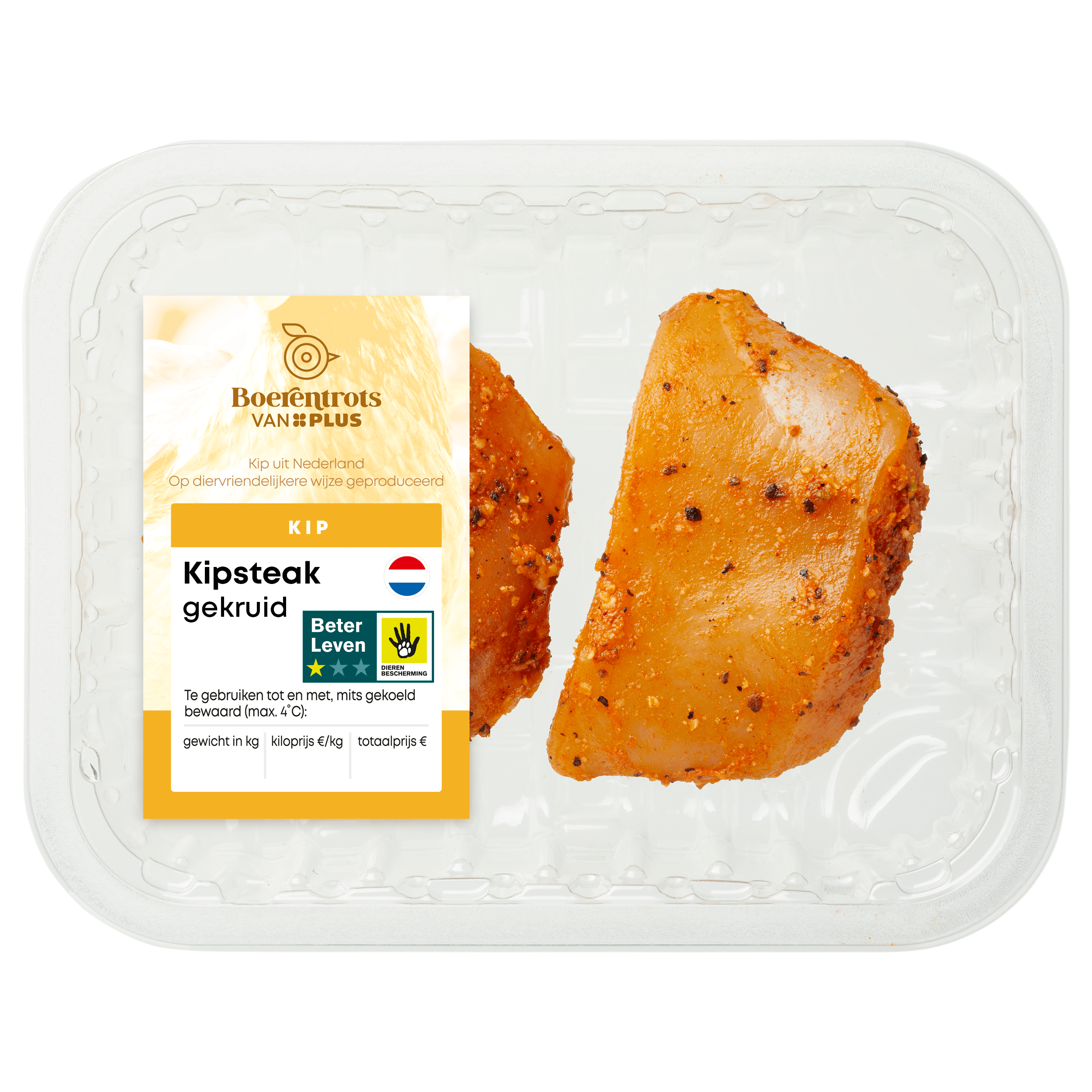 PLUS Boerentrots Kipsteak gekruid