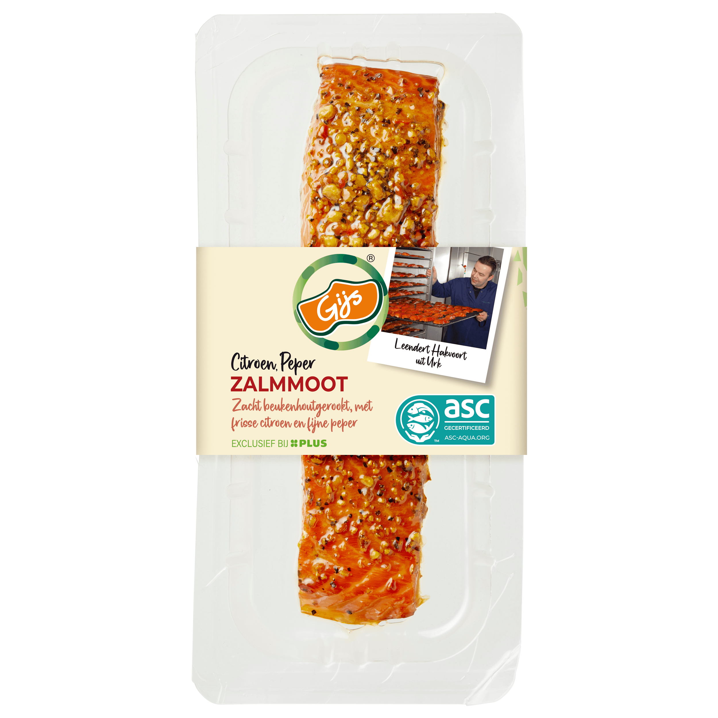 GIJS Warmgerookte zalm citroen peper