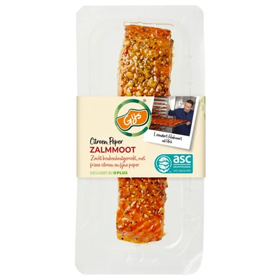 GIJS Warmgerookte zalm citroen peper