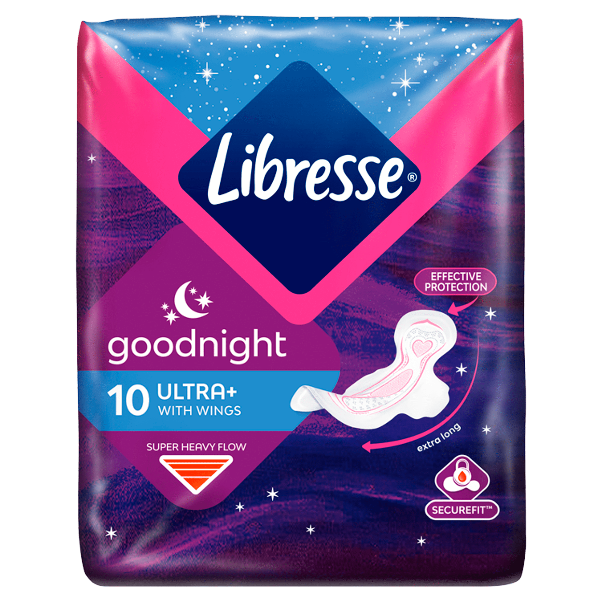 Libresse Maandverband ultra night wing