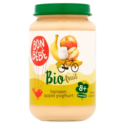 Bonbebe Bio F0806 banaan appel yoghurt