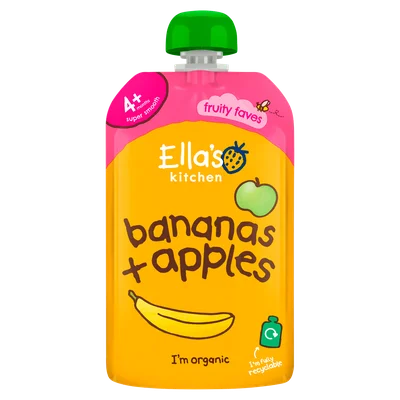 Ella's Kitchen Banaan appel 4+
