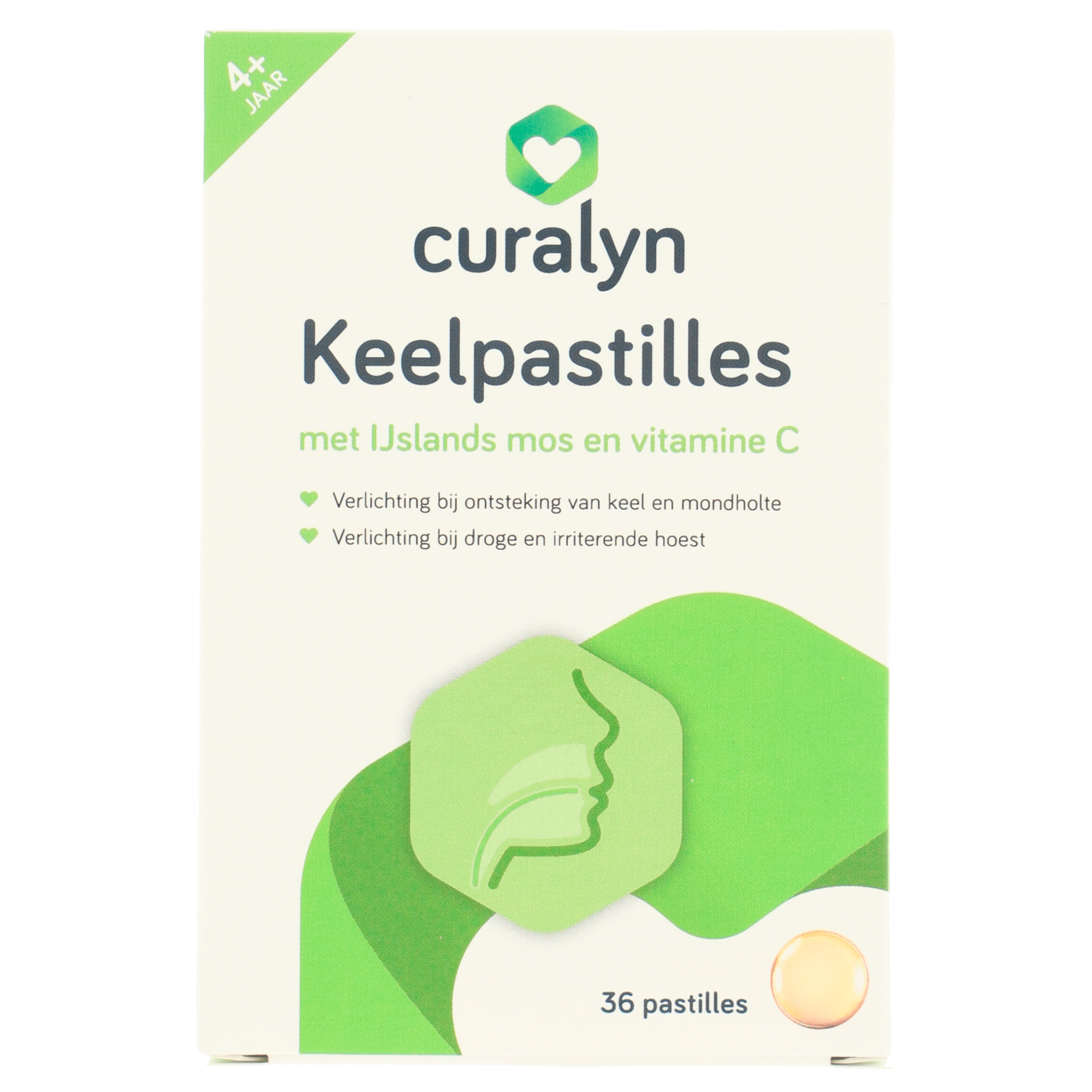 Curalyn Keelpastilles IJslands mos