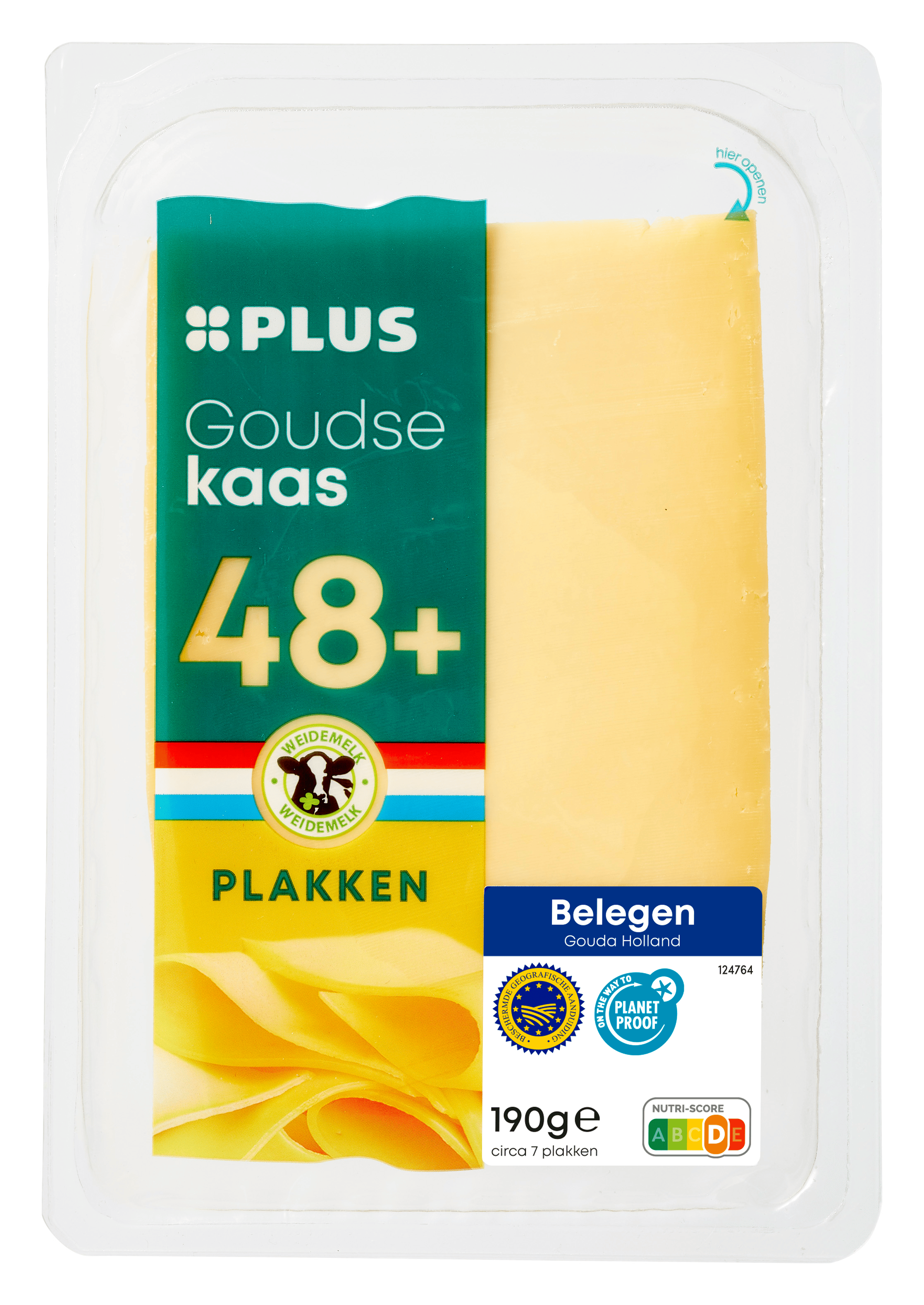 PLUS Goudse belegen 48+ plakken