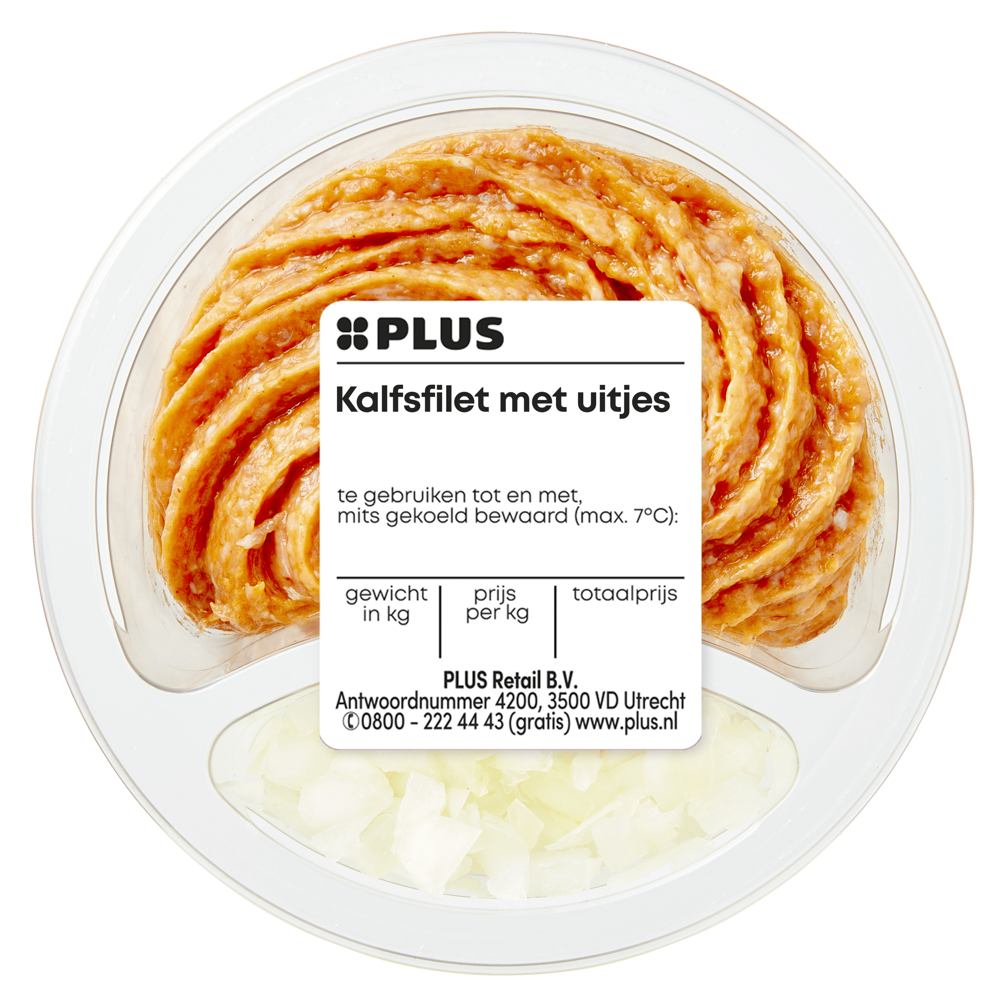 PLUS Kalfsfilet met uitjes