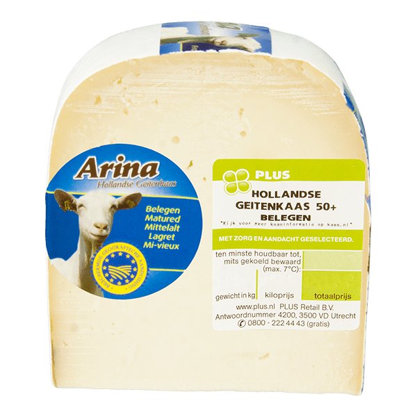 PLUS Geitenkaas Belegen 50+ - hele kaas