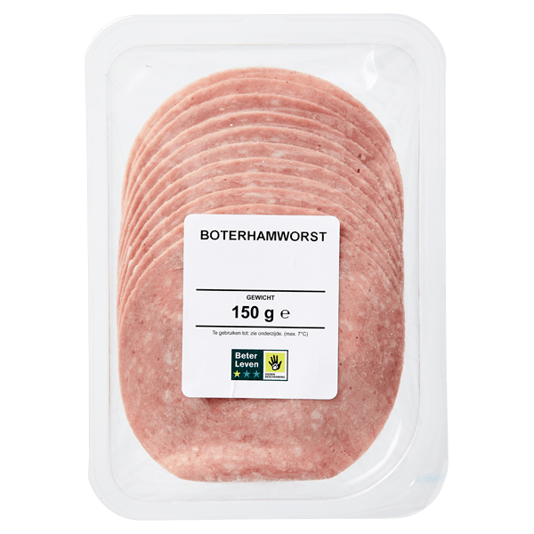 Neutraal Boterhamworst BLK