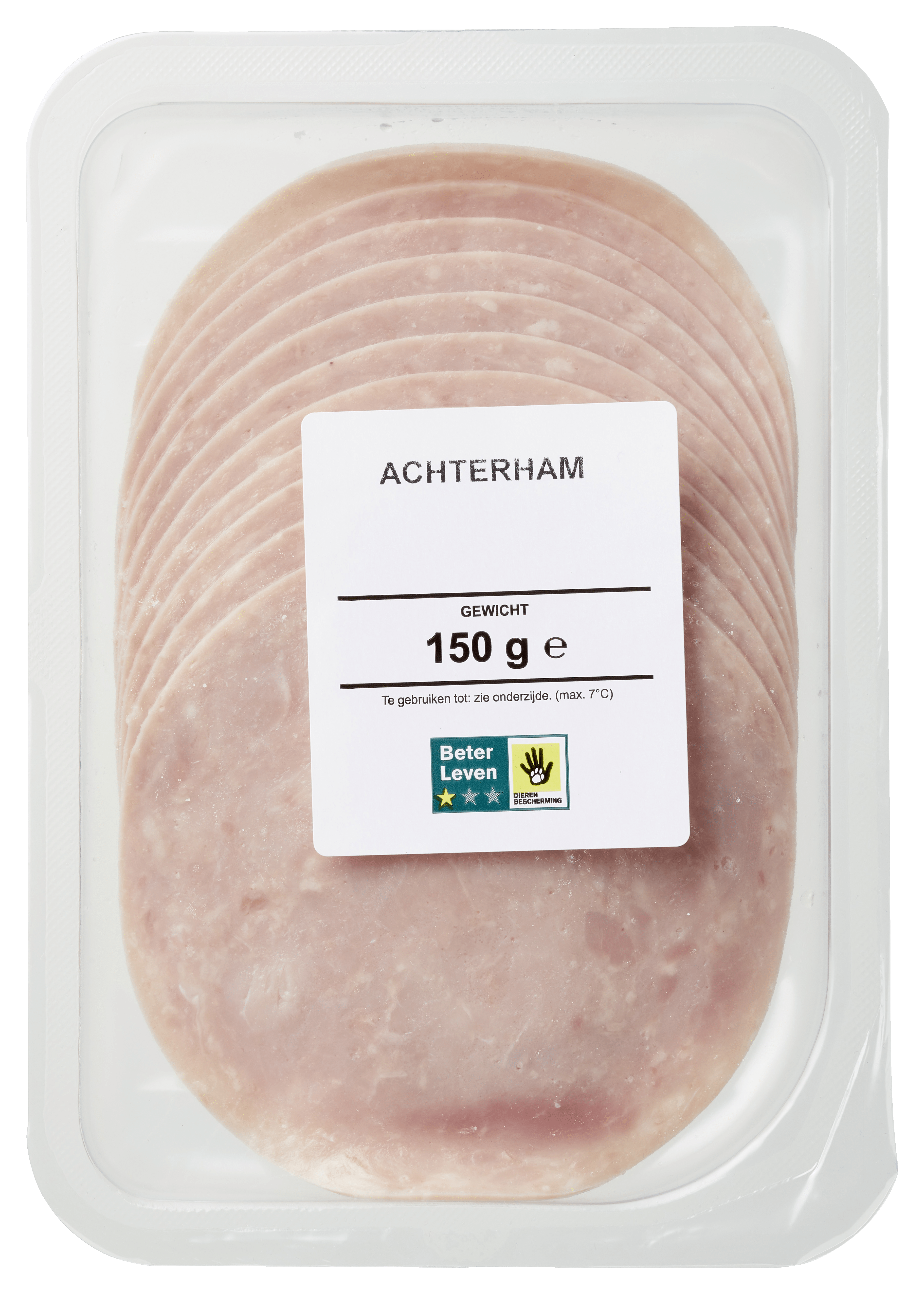 Neutraal Achterham BLK