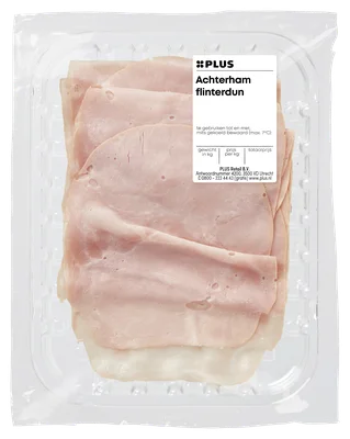 PLUS Achterham flinterdun