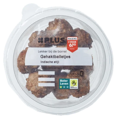 PLUS Gehaktballetjes Indisch