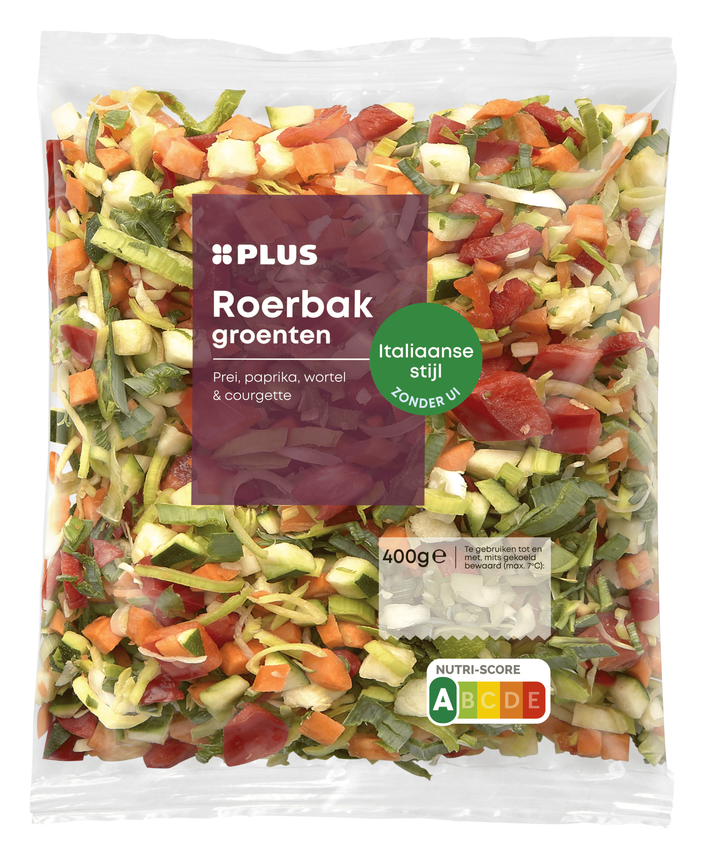 PLUS Roerbakgroenten Italiaanse zonder ui