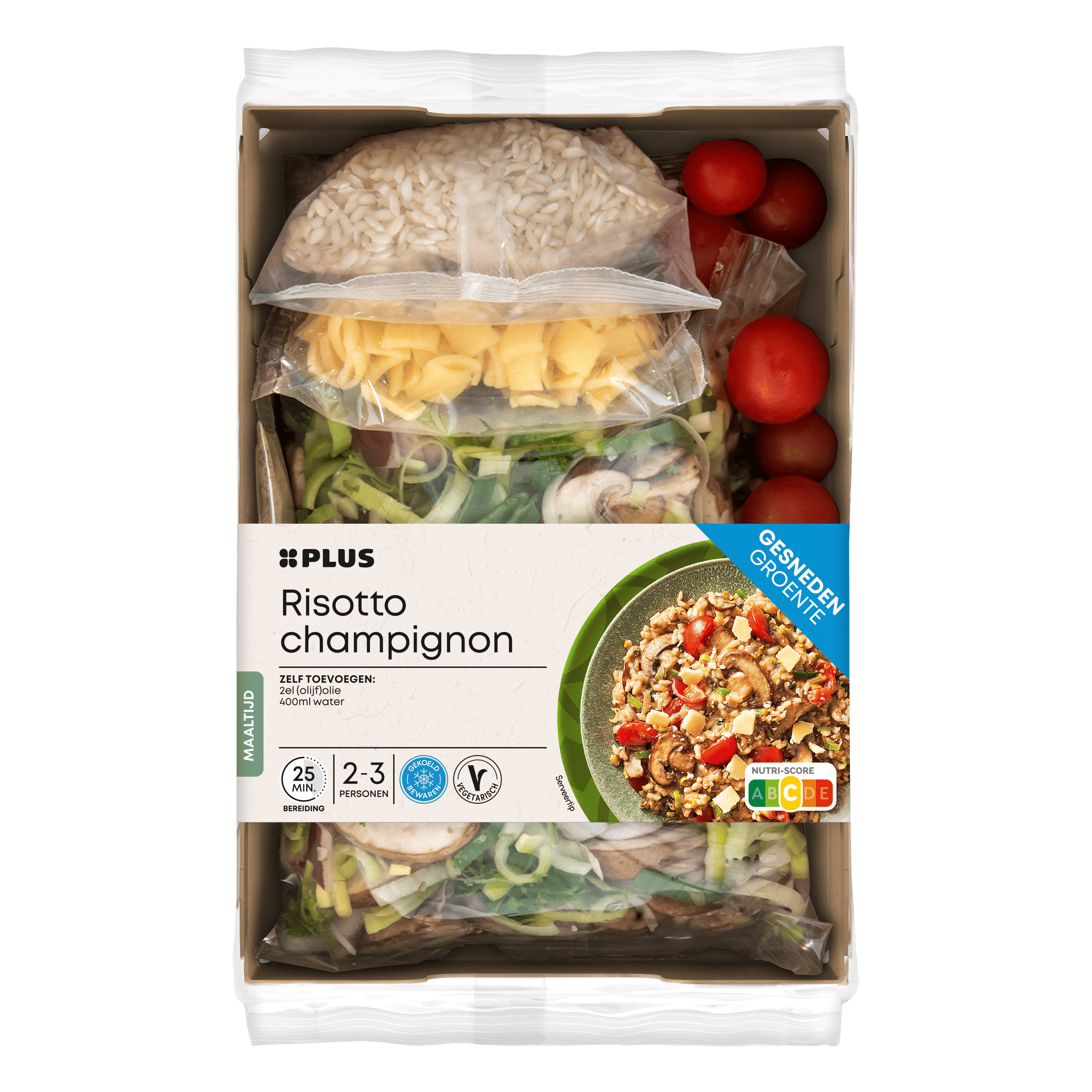 PLUS Gesneden verspakket risotto champignon