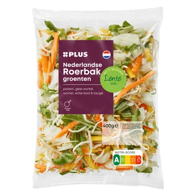 PLUS Nederlandse roerbakgroenten Lente mix