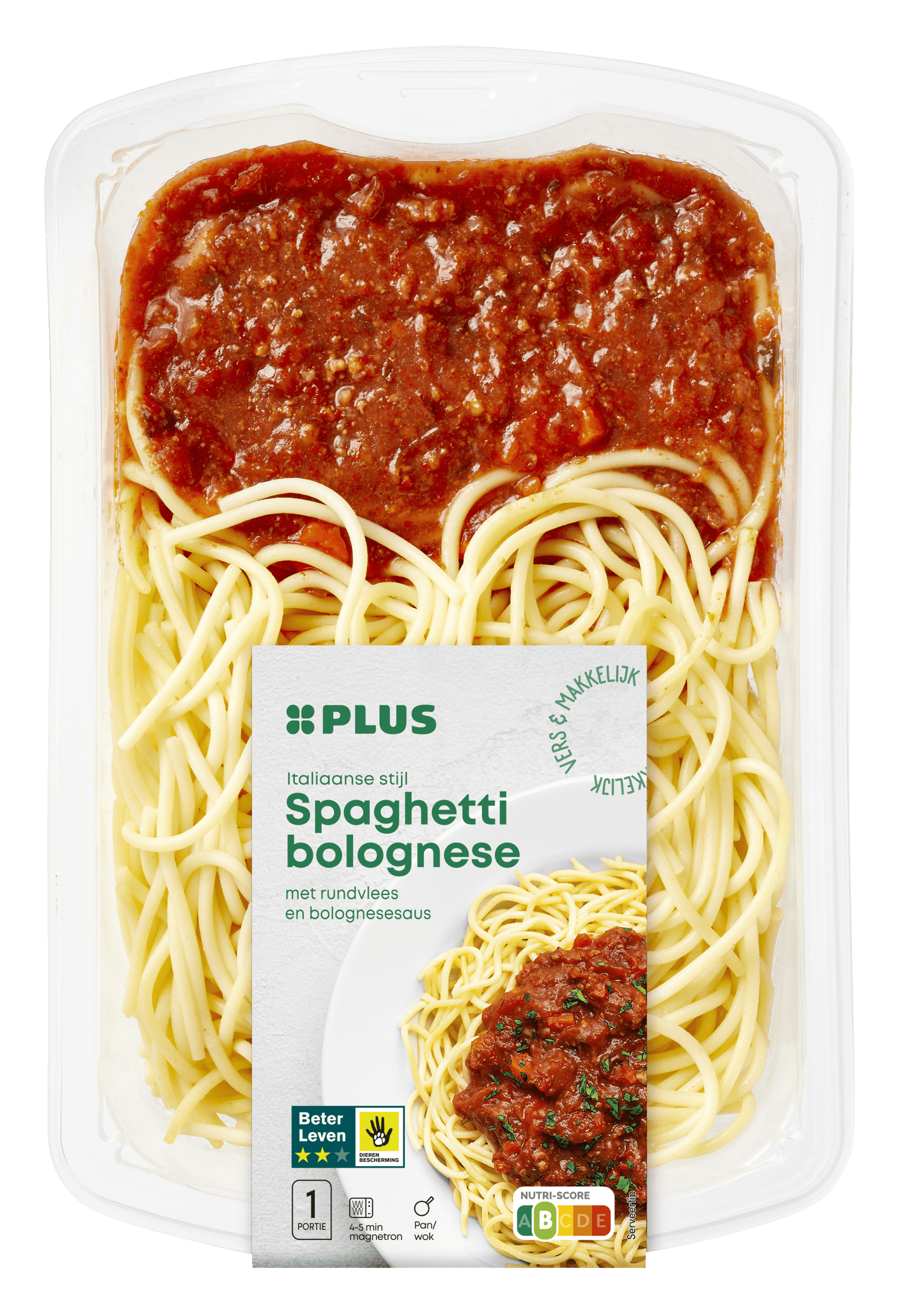 PLUS Spaghetti bolognese