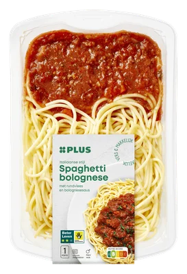 PLUS Spaghetti bolognese