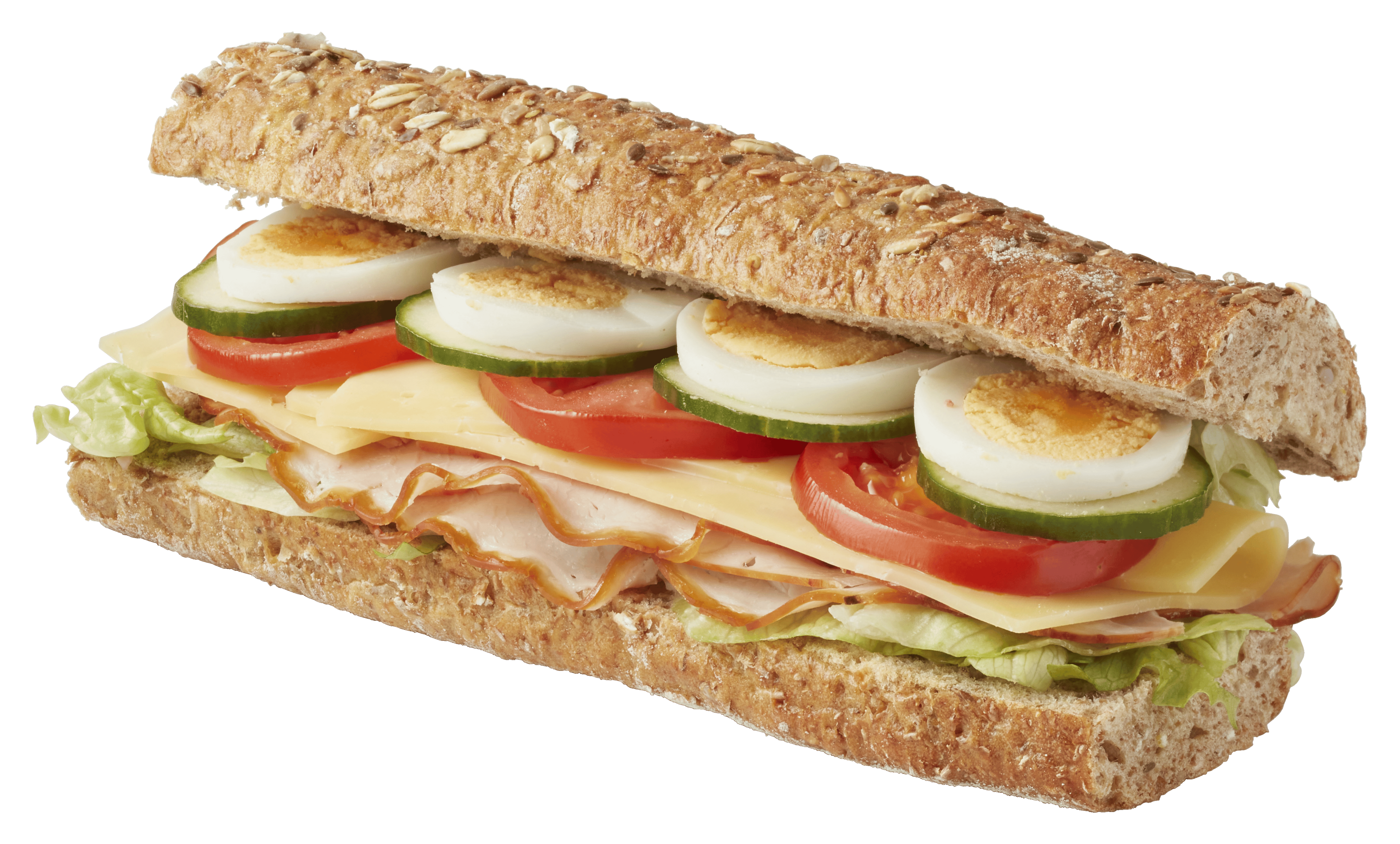 PLUS Meergranen baguette gezond ham kaas