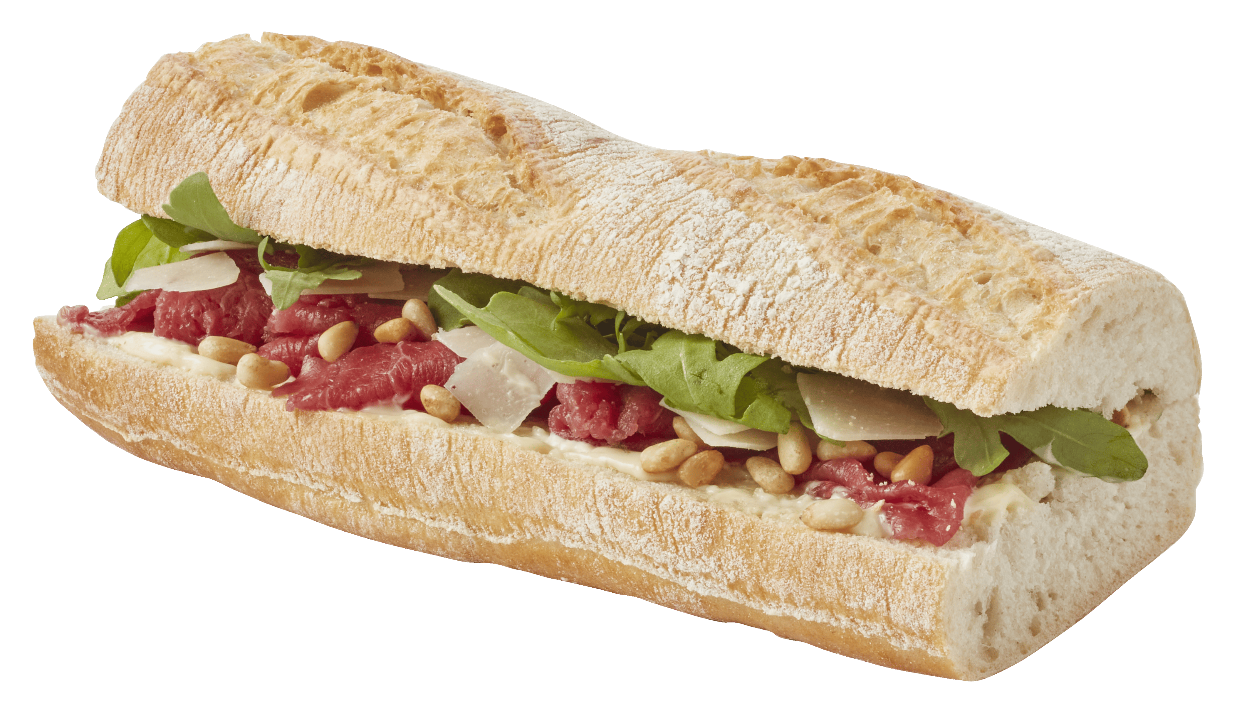 PLUS Witte baguette carpaccio