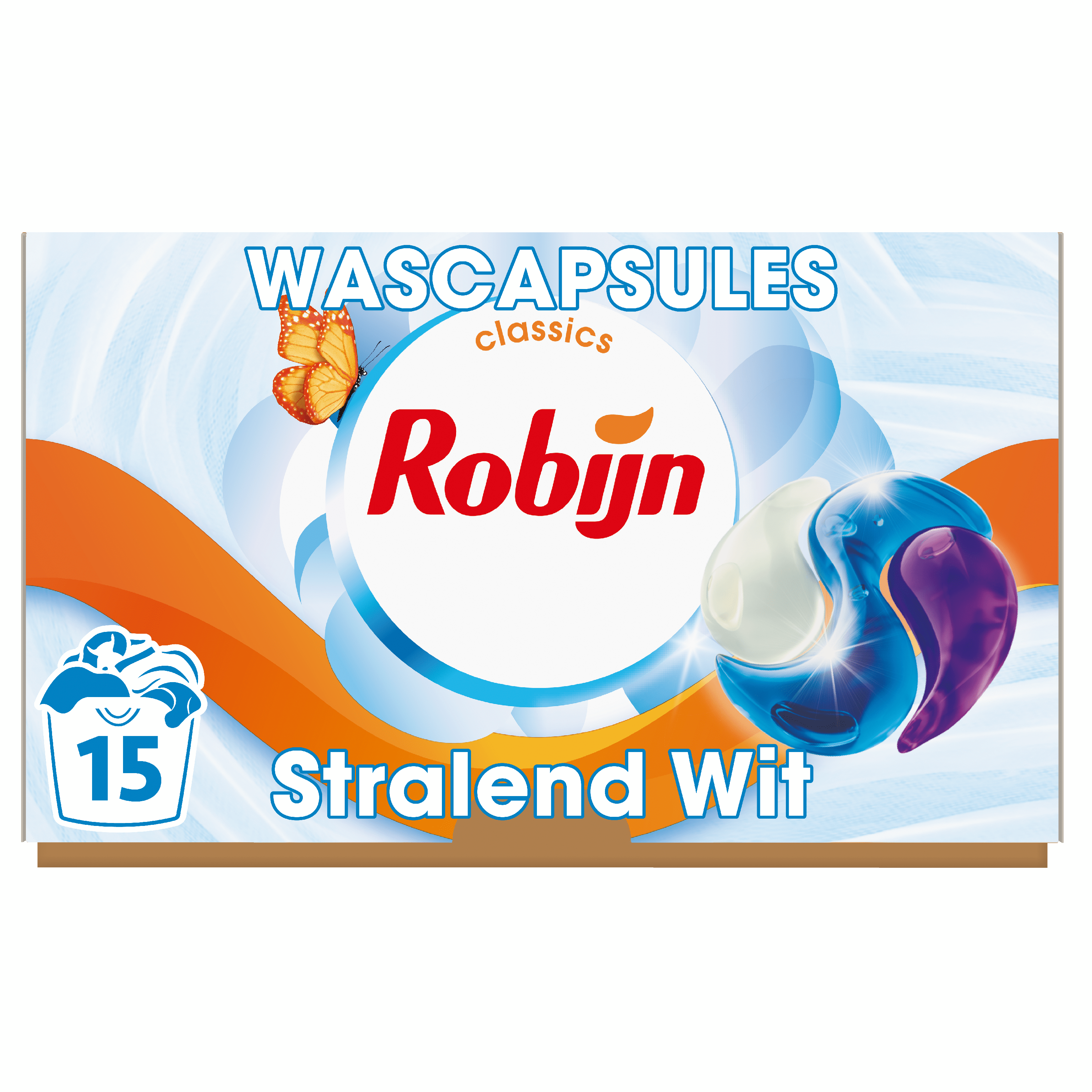 Robijn 3-in-1 classics capsules stralend wit