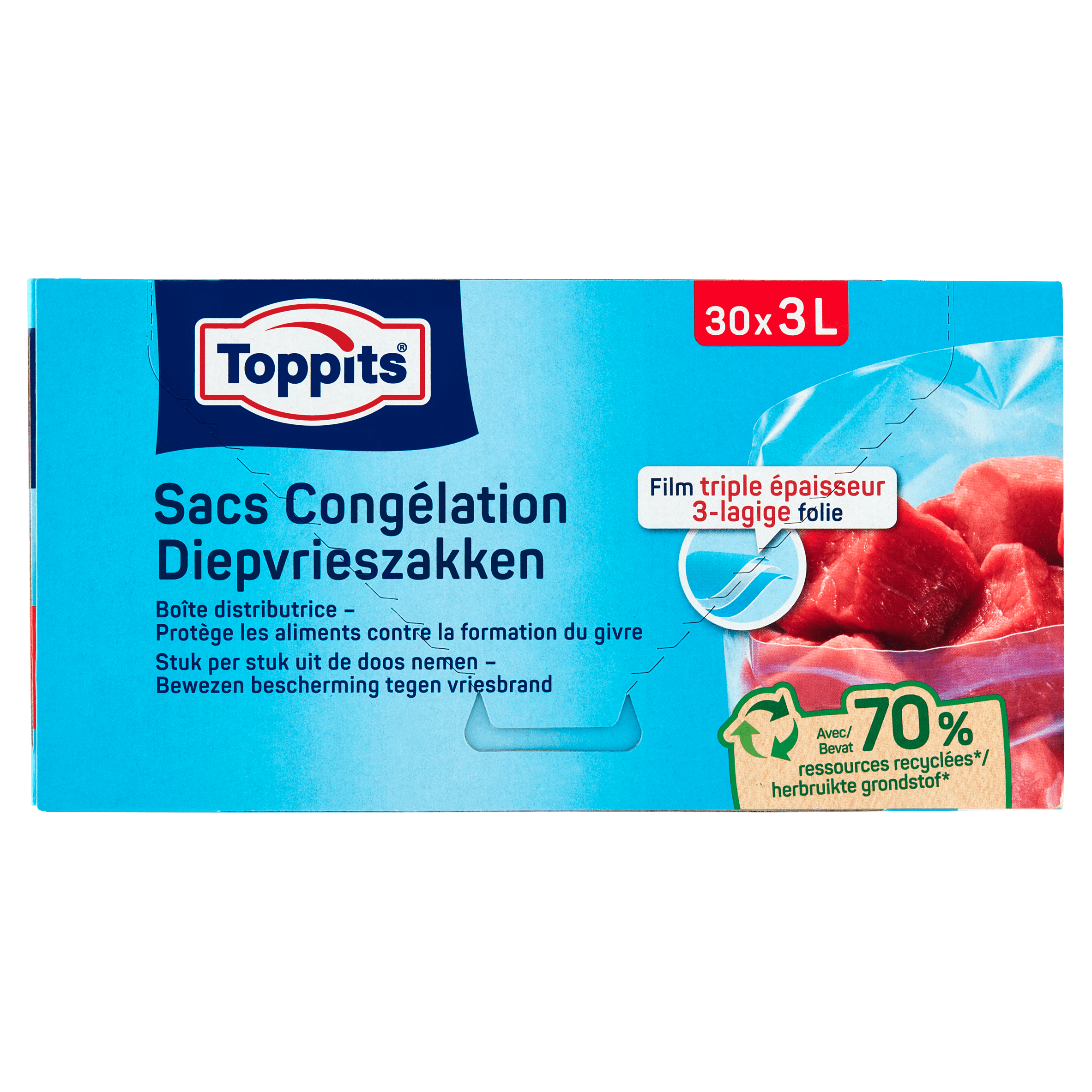 Toppits Diepvrieszakken 3L