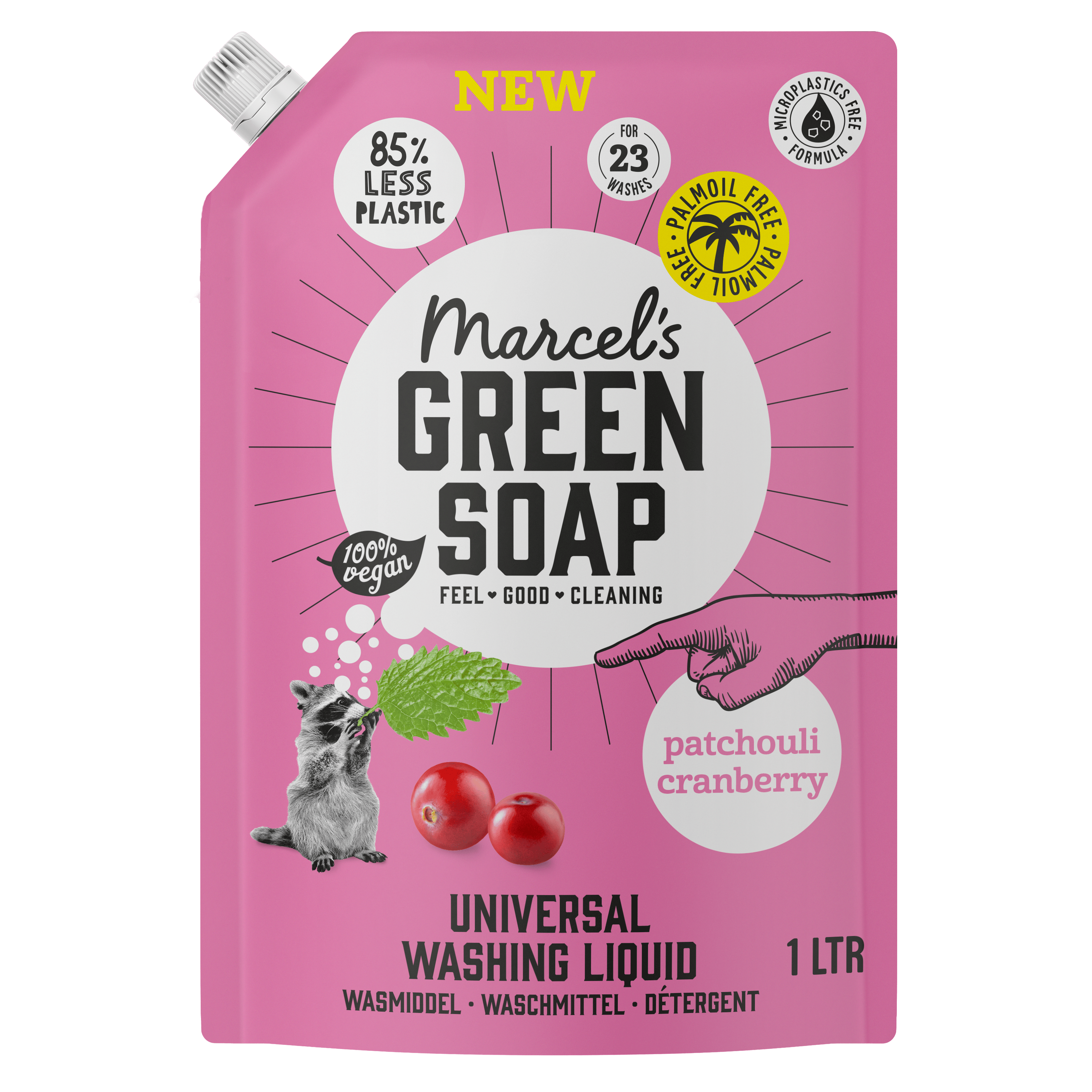 Marcel's Green Soap Wasmiddel navul Patchouli 23sc