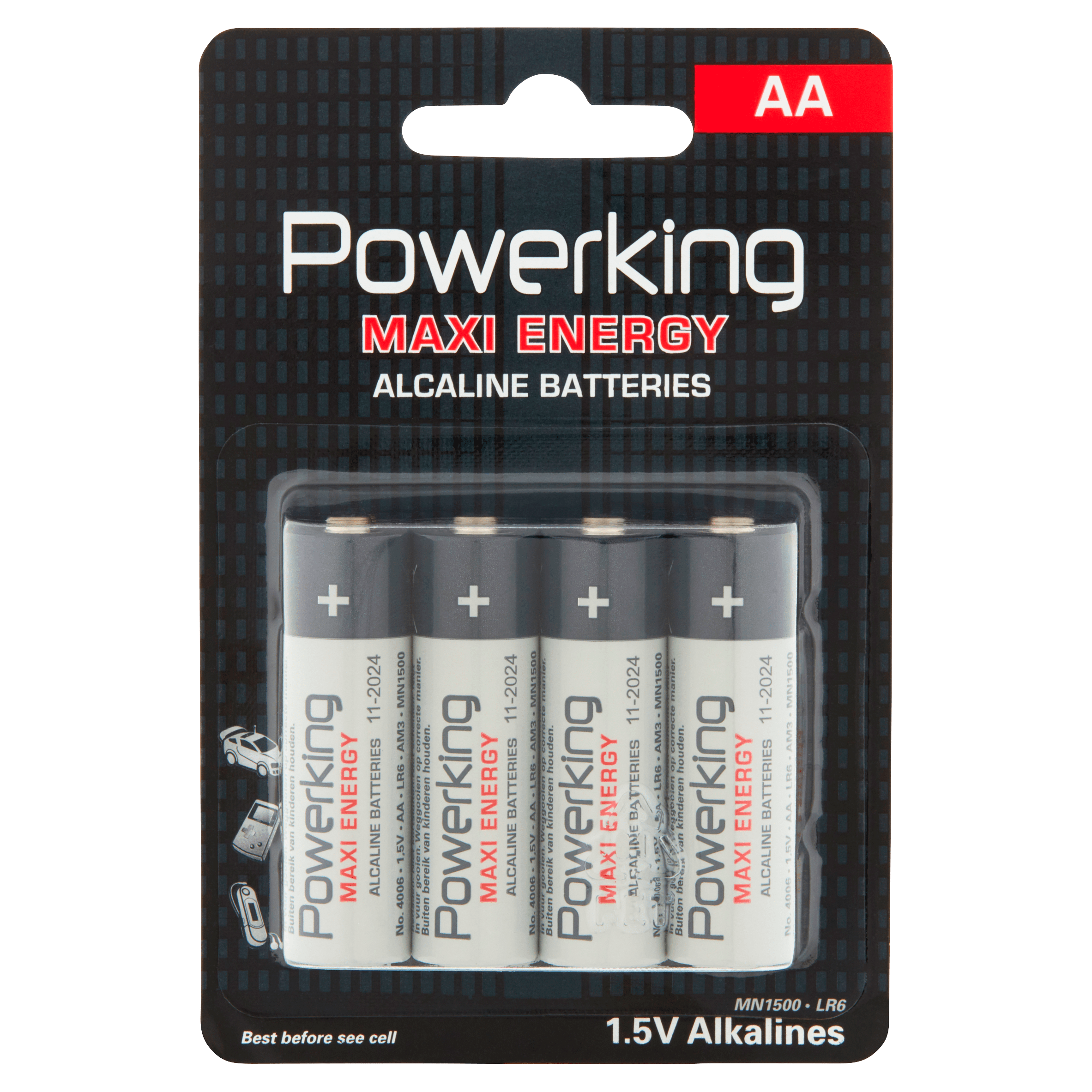 Powerking Alkaline batterijen AA
