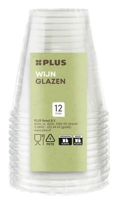 PLUS Wijnglazen