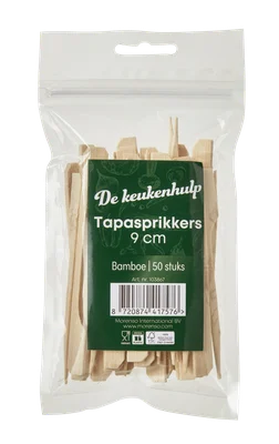 De keukenhulpjes Tapasprikker 9 cm 50 stuks