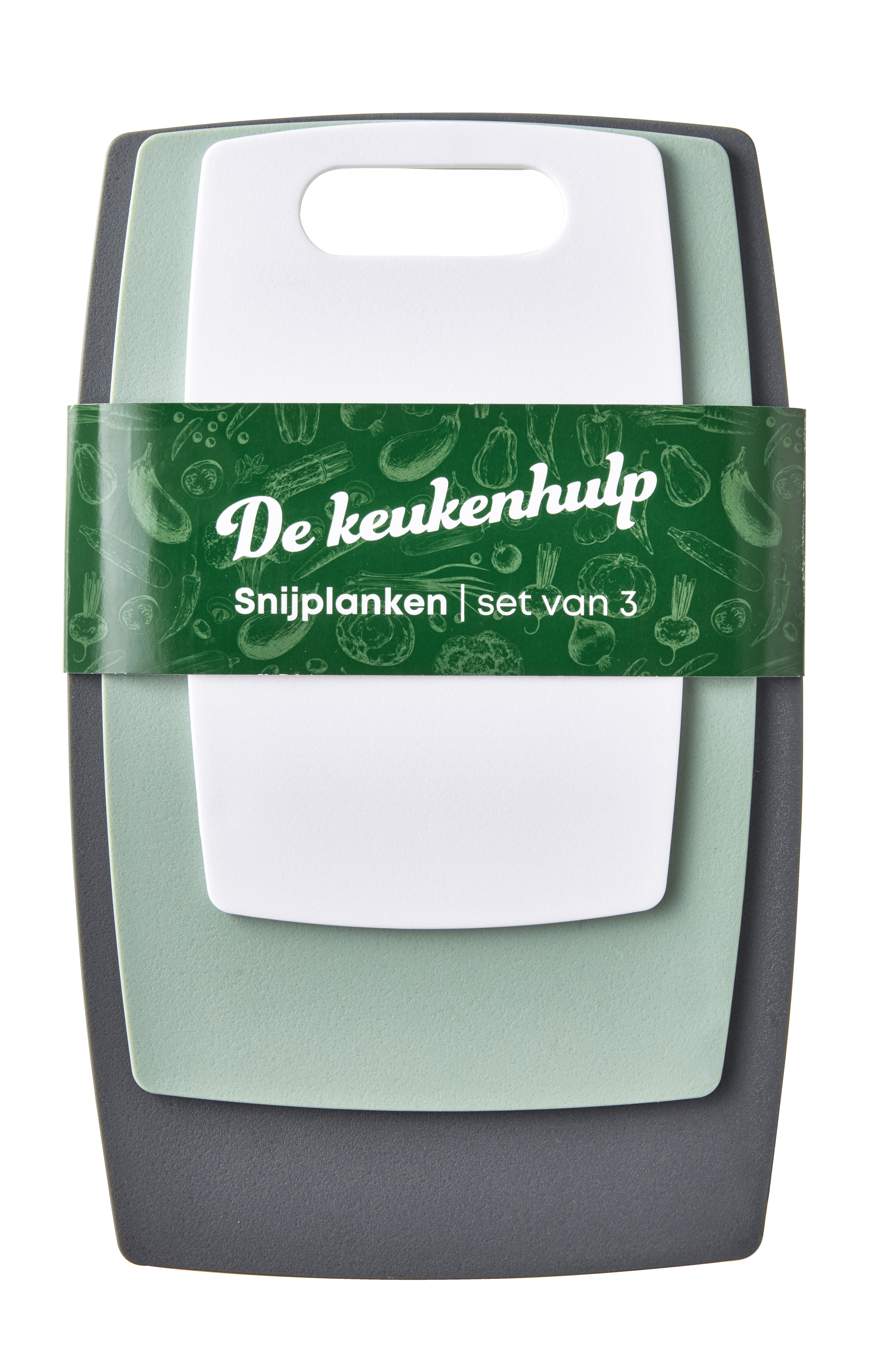 De keukenhulpjes Snijplanken (set van 3)