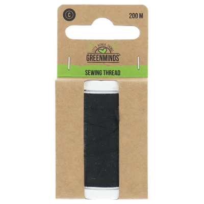 Greenminds Garen Polyester Zwart 200m